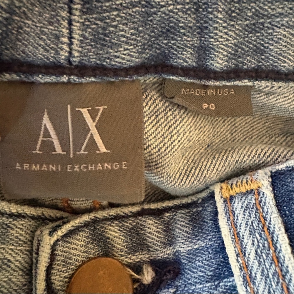 Vintage Armani Exchange A|X Light Wash Bootcut Jeans Women’s Size 0P USA - Picture 3 of 3